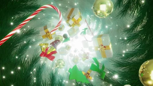 Celebrating Chrismas On The Iceberg Mountain 06 4K