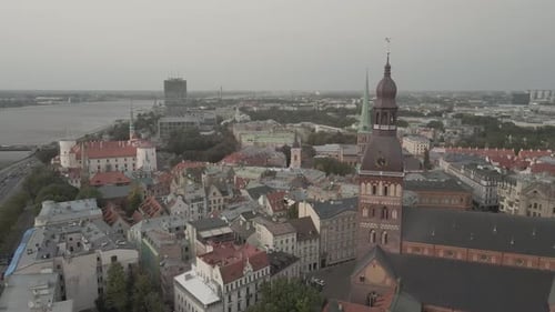 Old riga aerial view