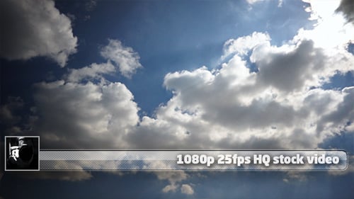 Clouds Floating in the Sky on a Sunny Day