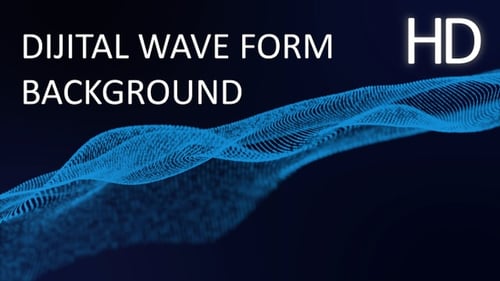 Dijital Wave Form Background