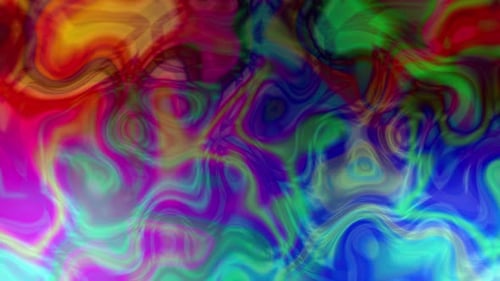 Abstract Fluid Colorful Organic Liquid Movement Background