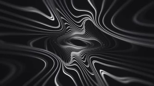 Dark Metal Wavy Tunnel