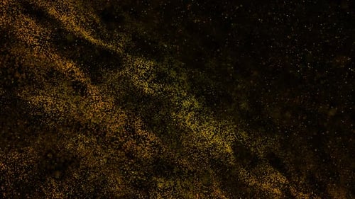 Goldpartikel glühen Hintergrundschleife