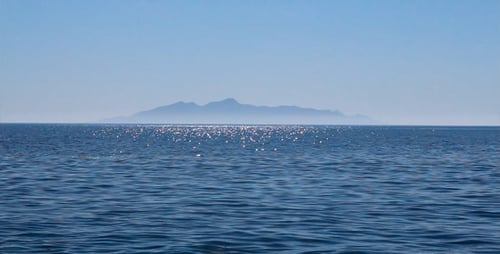Insel auf dem Meer Skyline