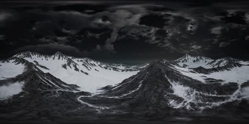 VR 360 Norway Mountains Severe Landscape