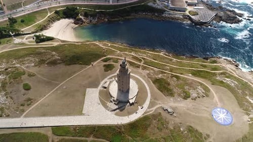 Tour d'Hercule. Coruna, Espagne