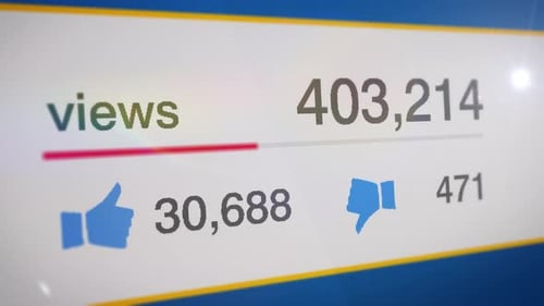 Compteur de statistiques des réseaux sociaux populaires