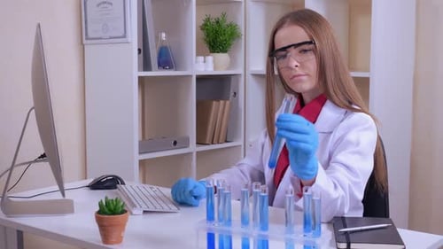 Portrait Research Scientist at Work
