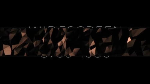 Abstract Geometric Polygonal Dark Background Animation