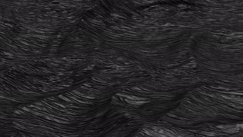 Abstract Dark Fluid Waves Seamless Loop Background