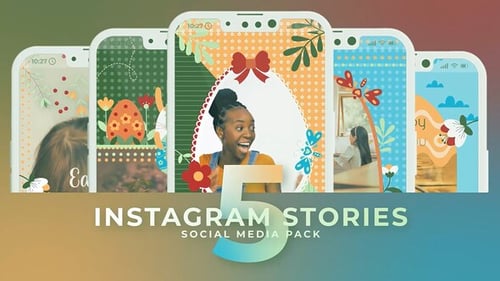 Easter Instagram Stories MOGRT Premiere Pro