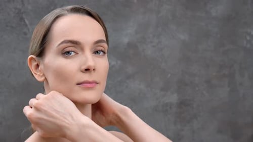 Elegant Woman Posing for Beauty and Wellness