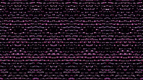 Abstract Glowing Pink Wavy Light Particles Background Loop