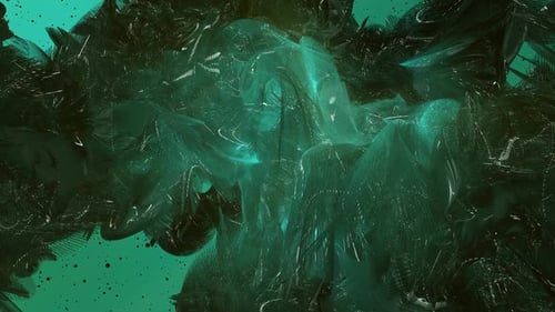 3D extraordinary chaos background