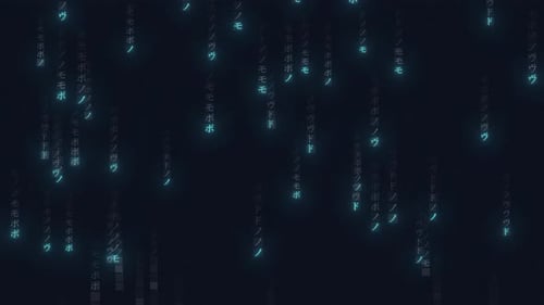 Digital background matrix. Binary computer code