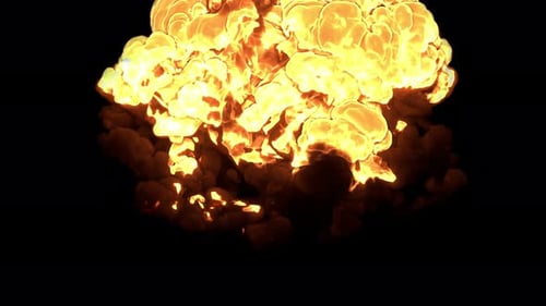Dynamic Fire Burst Explosion Visual Effect