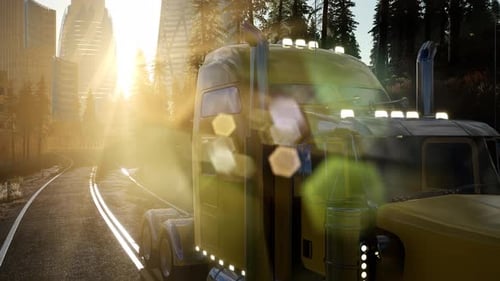 Truck on the Road