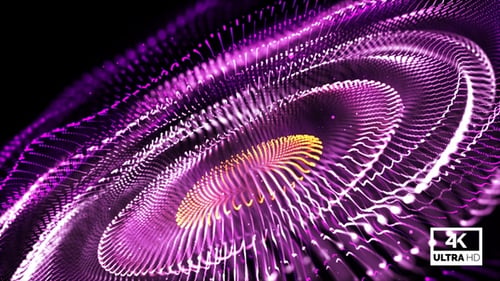 Pink Particles Wave Looped V7