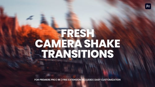 Dynamic Camera Shake Video Transitions for Premiere Pro
