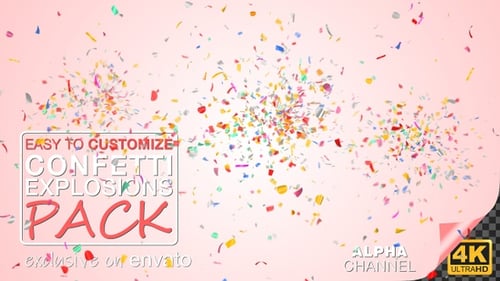 Celebration 4K Confetti Explosions
