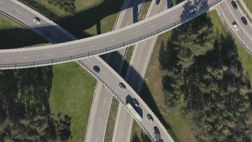 Highway Interchange with Bridges