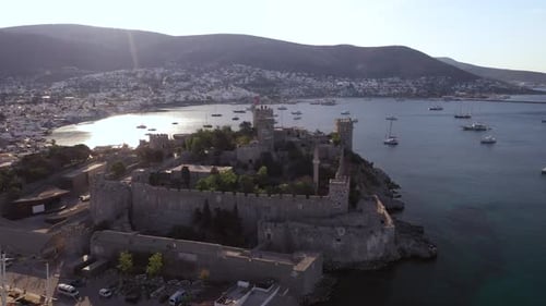 Vista aérea de Bodrum - Turquia.