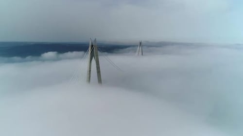 Yavuz Sultan Selim Bridge Aerial View
