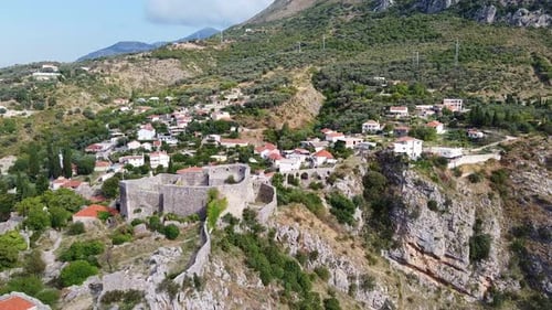 Drone View of Ancientt Fortress