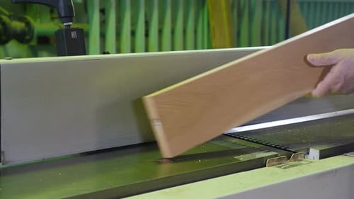 Manufacturie of Wood Furniture in Workshop