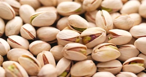 Macro Shot of Delicious Pistachios
