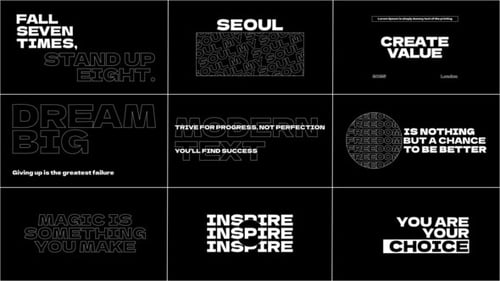 Modern Title and Typography | MOGRT