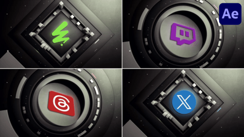 Dynamic Futuristic 3D Logo Reveal Opener