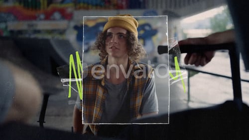 Taped Paper Transitions