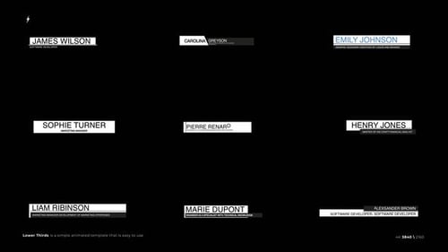 Lower Thirds 6.0 | MOGRT (PP)