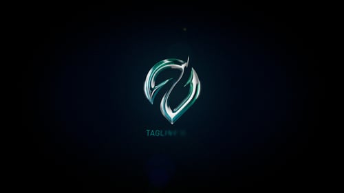 Sleek Geometric Lines Logo Reveal