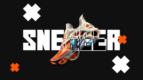 Dynamic Product Promo with Bold Kinetic Typography