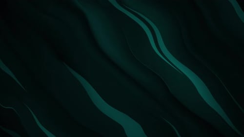 Abstract Fluid Teal Waves Motion Background Loop