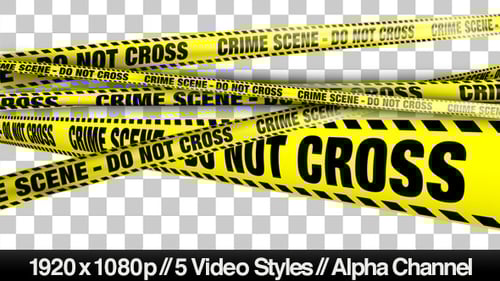 Animated Crime Scene Do Not Cross Tape Pack