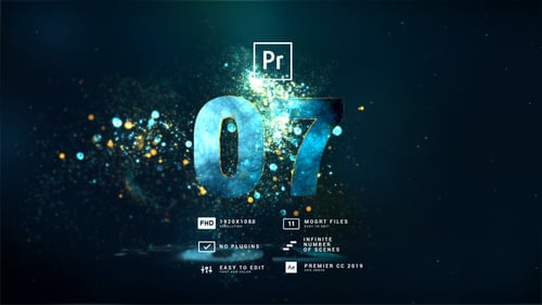 Magic Fairy Particles Countdowns MOGRT