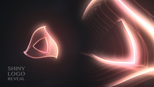 Dynamic Fluid Glow Logo Reveal Intro