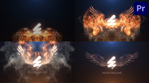 Fire Wing Logo for Premiere Pro