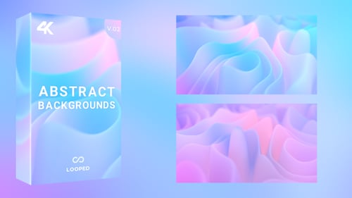 Flowing Swirly Colorful Shapes Pack