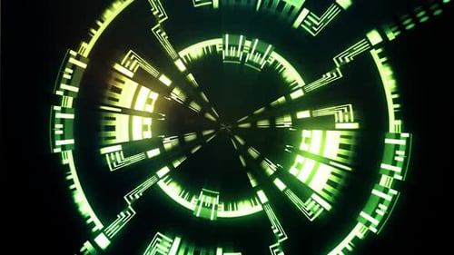 Circle Light Rays 02