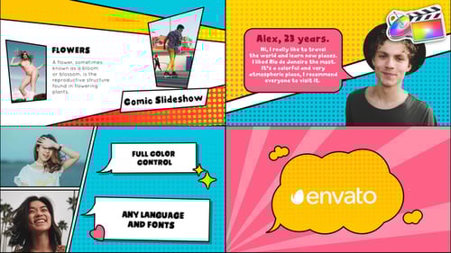 Comic Slideshow for FCPX