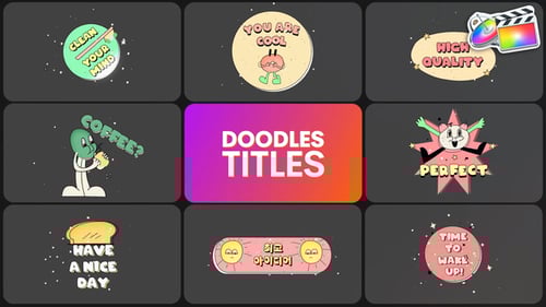 Animated Doodle Titles and Playful Text Overlays