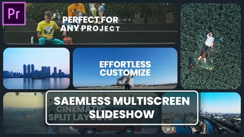 Dynamic Multiscreen Slideshow with Seamless Cinematic Transitions
