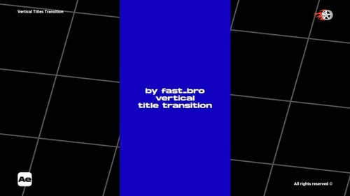 Vertical Titles Transition