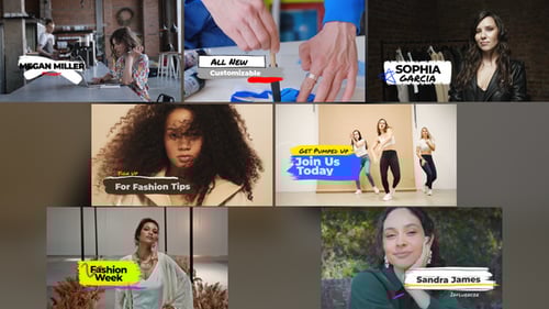 Dynamic Brush Stroke Titles and Lower Thirds