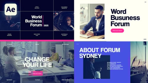 Modern Corporate Event Promo for Business Conferences