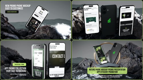 Nature Phone Mockup Promo